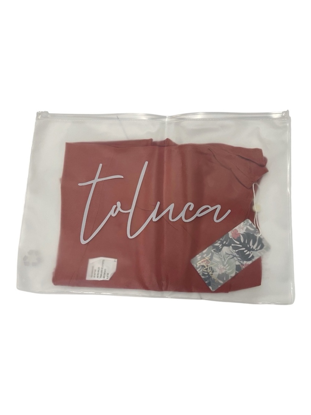 Toluca Swim Maria Tie-Front Linen Cover Up Top Medium Clay - Picture 9 of 15